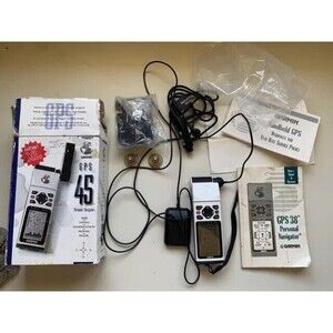 GARMIN Mobile GPS 45XL Personal Navigator Bundle + Car Adaptor/Plug/Mount/Sensor